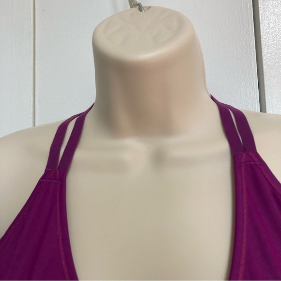 BROOKS Sports Exercise Running Racerback Bra Womens Fuschia Medium M D-DD - Picture 3 of 14